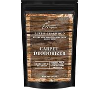 Lapew Ambientador de alfombras de madera de teca rústica: potente eliminador de olores para el hogar, desodorante de tapicería, desodorante de alfombras, orina de mascotas, caja de arena para gatos