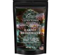 Lapew Ambientador en polvo para alfombras de flor de cactus: potente eliminador de olores para el hogar, desodorante de tapicería, desodorante de alfombras, orina de mascotas, desodorante de arena