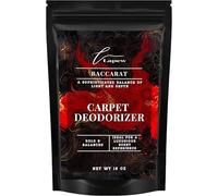Lapew Baccarat Rouge - Ambientador en polvo para alfombras: potente eliminador de olores para el hogar, desodorante de tapicería, desodorante de alfombras, orina de mascotas, caja de arena para gatos