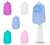 Lapfoon 5 paquetes de fundas para cepillos de dientes, tapas de silicona para cepillo de dientes eléctrico y cepillo de dientes manual, artículos esenciales de viaje