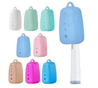 Lapfoon Paquete de 8 fundas para cepillos de dientes, tapas de silicona para cepillo de dientes eléctrico y cepillo de dientes manual, artículos esenciales de viaje