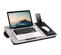 Lapgear Elevation Pro Desk With Gel Moder Restaut De Dispositivo de reposapis Papel de ratn Papelador de ratn y soporte para telfono - Mrmol bla