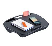 LapGear MyDesk - Escritorio de Regazo con repisa de Dispositivo y Soporte para teléfono, Color Negro, se Adapta a portátiles de hasta 15.6 Pulgadas, Estilo n.º 44448