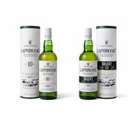 Laphroaig - Whisky Islay Single Malt, 10 años, 70 cl + Laphroaig - Whisky Select, 70 cl - Pack IMPRESCINDIBLE