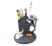 Lapicero Pesadilla Antes de Navidad - Potalapices para escritorio, Incluye 2 bolis, lapiz, portagomas y sacapuntas │ Jack skellington Accesorios de Papeleria Disney