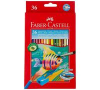 Lápices Acuarelables FABER-CASTELL, Caja x36 Colores