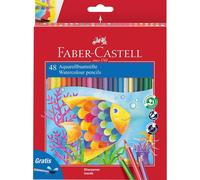 Lápices Acuarelables FABER-CASTELL, Caja x48 Colores