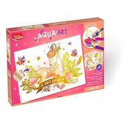 Lápices Acuarelables - Maxi Set Aqua Art - Juego de Dibujos para Colorear - Diseños Tamaño A4 con Efecto Metalizado - Incluye 18 Lápices de Colores y un Pincel - 297 x 210 mm - Maped