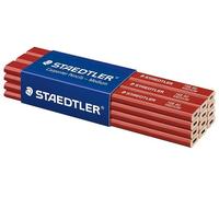 Lápices de Carpintero STAEDTLER 2H Mediano, Pack de 12