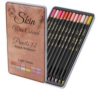 Lápices de color de piel clara | Conjunto de retrato | Lápices de colores para adultos | Lápices de artista de tez | Ahora con calificaciones rápidas ligeras