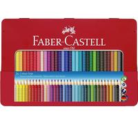 Lápices De Color Hexagonales Faber-Castell En Lata De Regalo 36 Colores Variados