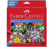 Lápices De Colorear Faber-Castell - Colores Variados - Paquete De 60