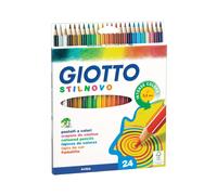 Lápices De Colorear Giotto Stilnovo Hexagonales Ideales Para Adultos Pack De 24
