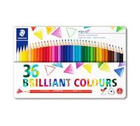 Lápices de colorear triangulares de STAEDTLER Ergosoft 157 SB12, color Assorted 36 unidades