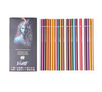 Lápices de colores 24,Lápices para colorear para niños - Fabuloso efecto difuminable de alta resistencia para niños niños adultos Escuela Arte Creatividad Dibujo Técnico