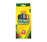 Lápices de colores, 48 bolígrafos de dibujo pre-sharpens, suministros de arte, 7.09x3.35x1.1In boceto herramientas de pintura, proyectos de artesanía de la escuela de creación en el aula, una