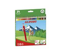 Lapices de colores alpino 658 caja de 24 colores largos