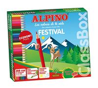 Lapices de colores alpino festival classbox caja de 288 unidades 12 colores surtidos