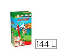 Lapices De Colores Alpino School Pack De 132 + 12 Unidades Obsequio Colores Surtidos