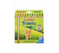 Lapices de colores alpino trimax caja de 12 colores surtidos