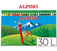 Lápices de colores alpinos. 30 Unidades