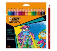 Lápices de colores BIC Intensity, crayones triangulares, lápices de colores para