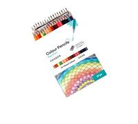 Lápices de colores de madera multiusos con pigmentos a base de aceite para dibujo de niños y adultos, libro para colorear, garabatear, dibujo de niños