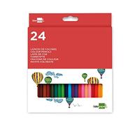 Lapices de colores liderpapel caja de 24 unidades colores surtidos - LC04