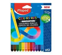 Lápices de colores Maped Color'Peps Infinity caja de 12 unidades mina sin madera