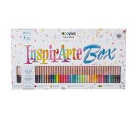 Lapices de colores mooving set inspirate box 40 piezas