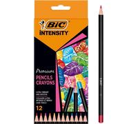 Lápices de Colores para Adultos BIC Intensity Premium Woodcase con Mina Resisten