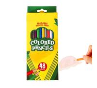 Lápices de colores para niños, juego pre afilado de 48 piezas, bolígrafos de dibujo de 2,8 mm, 7,09 x 3,35 x 1,1 pulgadas, suministros vibrantes, perfectos para pintura, bocetos, clases de arte