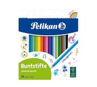 Lapices De Colores Pelikan Hexagonales Caja De 24 Colores Surtidos