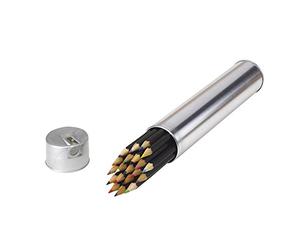 Lápices de colores Set 20 colores schreibwaren Niños malstifte pintar Sacapuntas Caja de metal de noTrash2003 ®