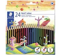 Lápices de colores Staedtler Noris de alta calidad, colores surtidos, paquete de