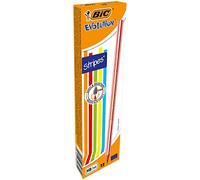 LAPICES DE GRAFITO BIC EVOLUTION STRIPES UNIDAD (12 unid.)