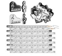 Lápices de madera para estudiantes - Material de fabricación con núcleo de grafito, acabado marrón, agarre cómodo, composición resistente a las roturas, herramienta de escritura académica diaria |