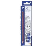 Lápices de mina de grafito Staedtler Tradition de alta calidad, paquete de 12, a
