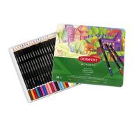 Lapices Derwent Academy Caja Metalica De 24 Piezas