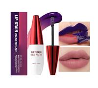 Lápices labiales pelados, tatuajes farbe lápices labiales, lápices labiales sin brillo lápices labiales líquidos impermeables de larga duración non - stick Cup lápices labiales tear-off (#01, 5ml)