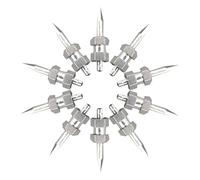 Lápices para analizador de humedad, 10 lápices de repuesto portátiles, piezas para sensores de humedad, lápices de prueba, accesorios de prueba de contenido de agua para paneles de yeso, papel, suelo