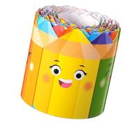 Lápices Patrón Border Trimm Pegatinas de Pared 32 8 pies de Longitud para Pizarra Tablero de Noticias Decoración de Fiesta Adhesivo de Pared