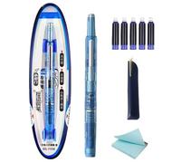 Lápices retráctiles para fuente - Rotulador Fine Nib Fountains | Tinta Transparente Barril | Parte de agarre suave | Nibs Fountain Bolígrafos | Herramienta de caligrafía sin fugas para dibujar