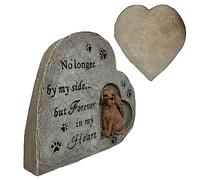 Lápida resina para perros, piedra jardín, piedra conmemorativa para el jardín, regalo luto para conmemorar la pérdida un perro