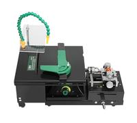 Lapidary Pulidora Mini sierra de mesa 1000-11019r/min - Máquina pulidora de banco con eje flexible para hacer joyas y herramientas de torno de bricolaje