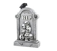 Lápidas Halloween al aire libre Estelas Diseño Cráneo y Placas