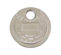 Lapiglo 0,6 mm a 2,4 mm para medidor de brecha de chispa, para palpador de hierro resistente con transparente para escala, ajuste y reparación precisa del motor