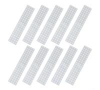 Lapiglo 10 cebos de pesca de carpa, superenvolturas para métodos, alimentador, tubo termorretráctil, transparente, perforado, PVC para protección, camarones, cangrejos (S# 20 x 100 mm)