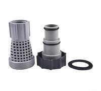 Lapiglo Adaptador de bomba de filtro de piscina compatible con Intex 25007, conecta bombas de arena a modelos 45206 58254 4K8001, incluye conector y junta de fácil instalación