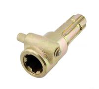 Lapiglo Adaptador extensor PTO 1-3/8 pulgadas 6-Spline Tractor PTO Eje Extensión para Cortadoras de Césped Sopladores de Nieve Implementos Agrícolas Oro